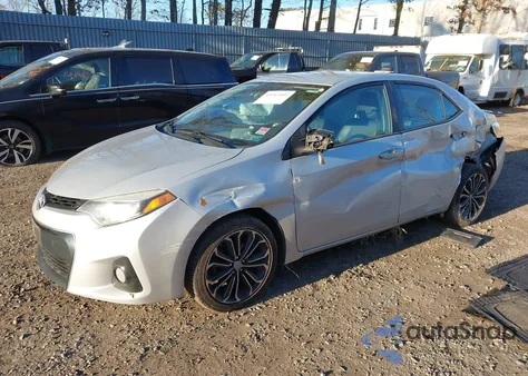 2014 Toyota Corolla S Plus z USA, uszkodzony, nr VIN 2T1BURHE5EC184981
